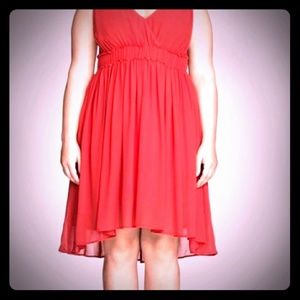 H & M Plus chiffon cocktail dress